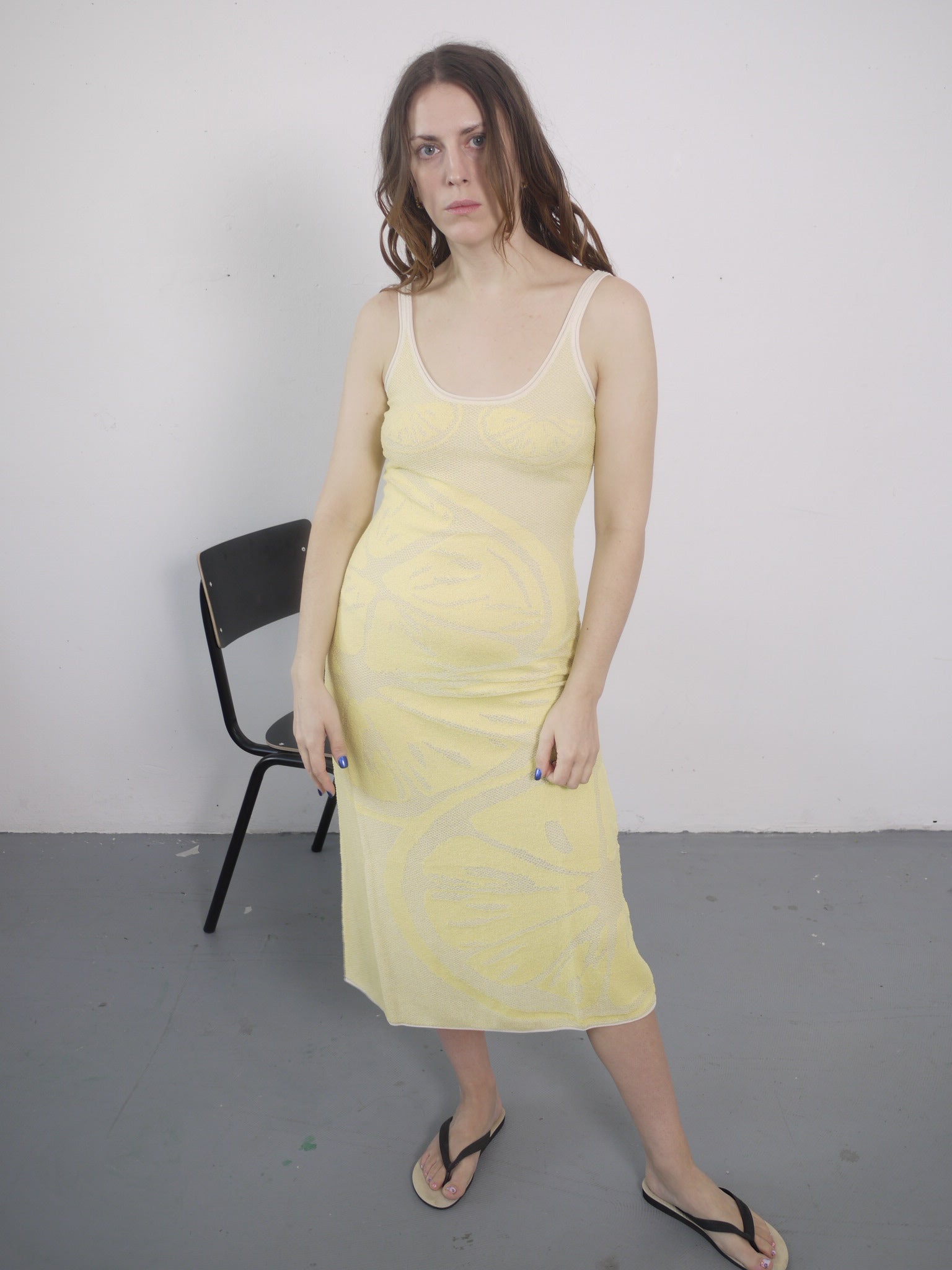 Lemons on a plate hockney dress – Cocaletto