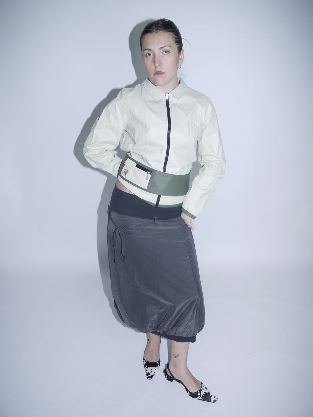 Jacket with belt