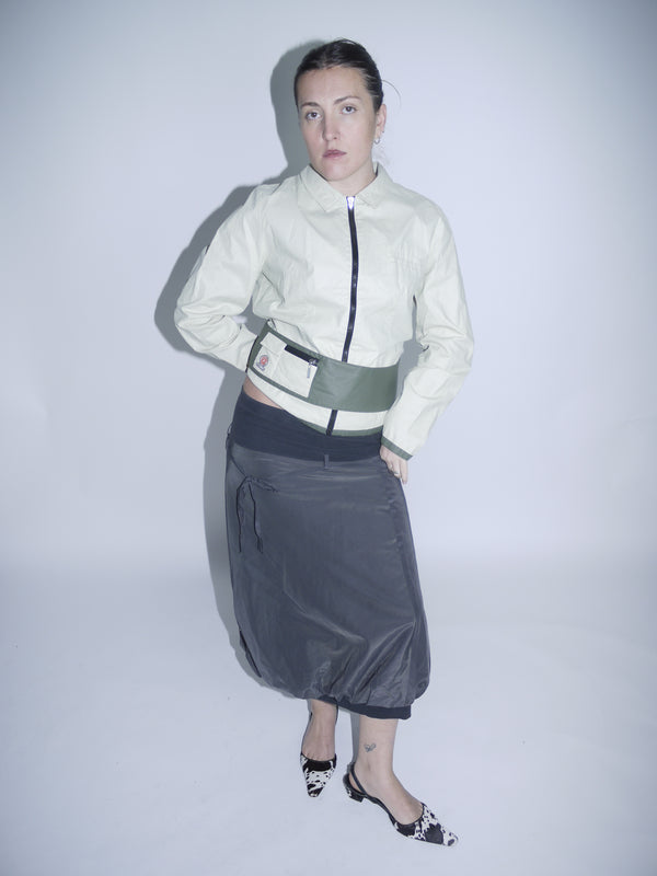 Jacket with belt