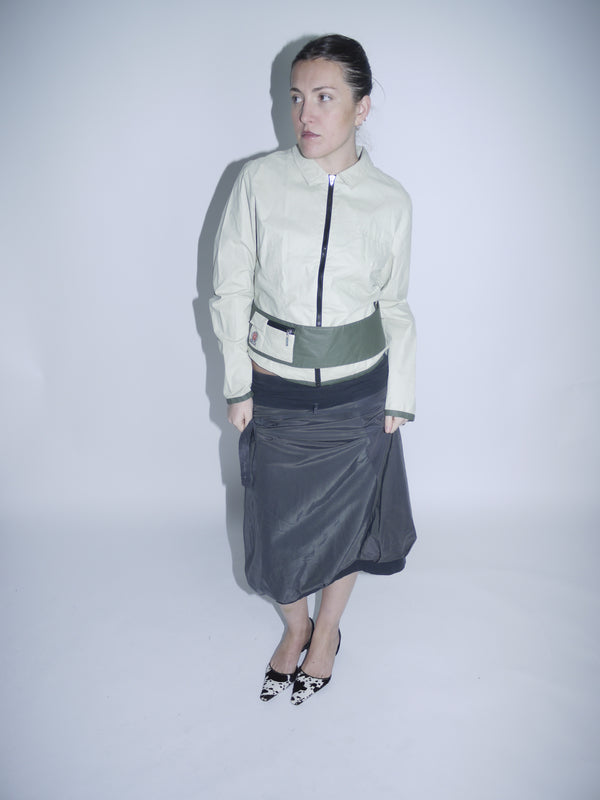 Jacket with belt
