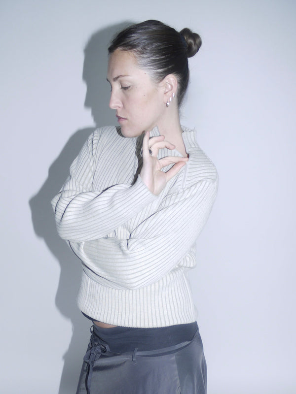 Shoulder ZIP Pullover